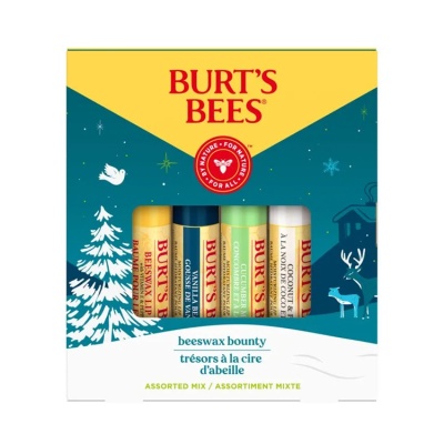 Burt's Bees Beeswax Bounty Assorted Mix Lip Balms (4 x 4.25g)